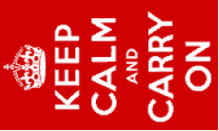 Keep Calm and Carry On Flags